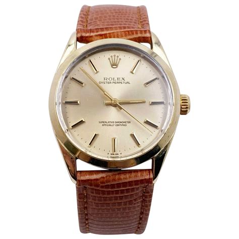 vintage rolex oyster leather strap|Rolex Oyster perpetual strap.